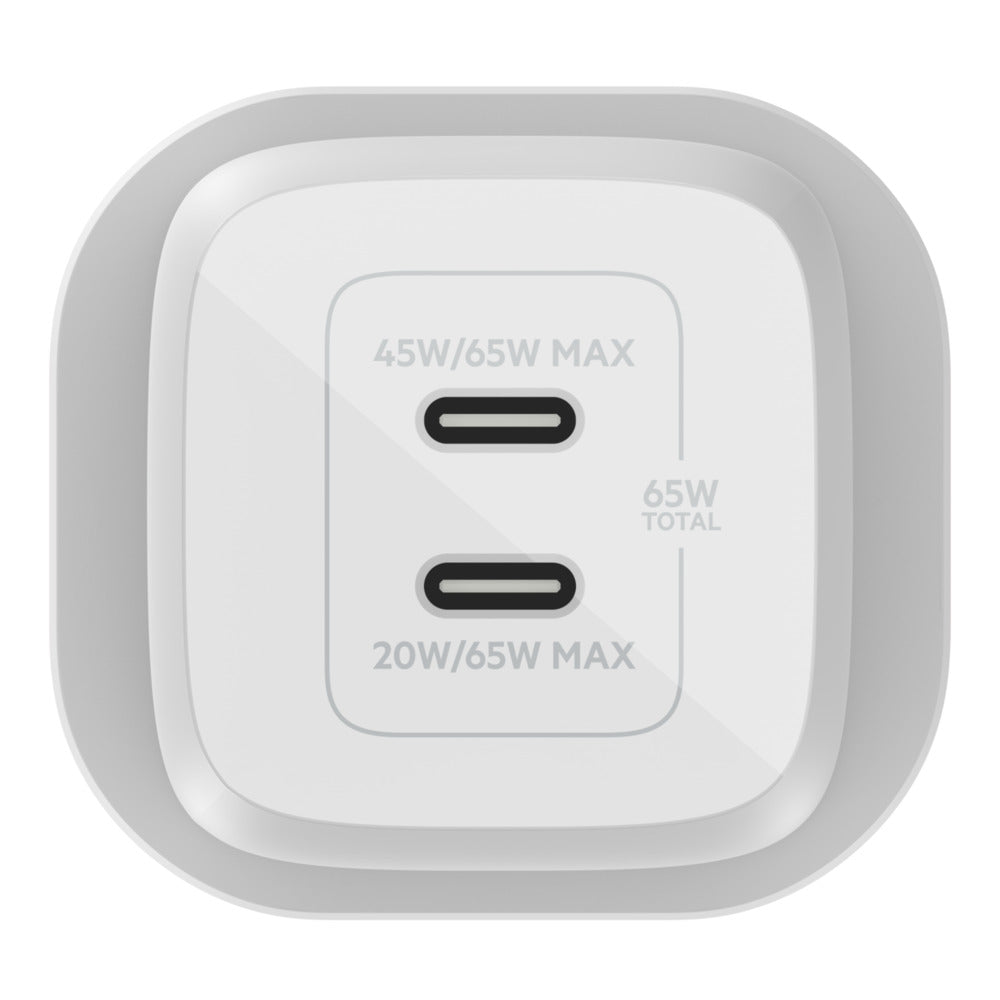 Belkin BOOST↑CHARGE™ 65W Dual USB-C GaN Home Charger