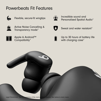 Beats Powerbeats Fit - Jet Black
