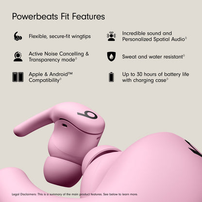 Beats Powerbeats Fit - Power Pink