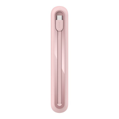 Belkin BoostCharge Portable Power Bank 20K with integrated USB-C cable - Pink