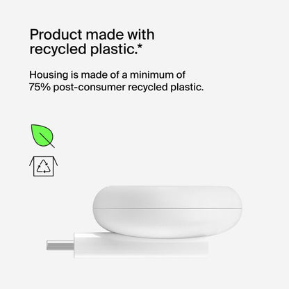 Belkin BoostCharge USB-C Apple Watch Charger, White