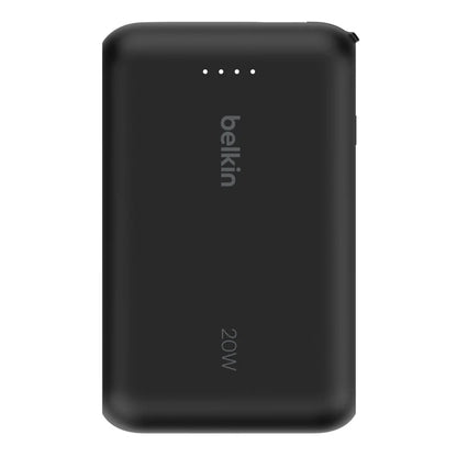 Belkin BoostCharge Power Bank 10K with Integrated Cable Black