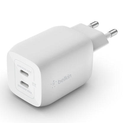 Belkin BOOST↑CHARGE™ 65W Dual USB-C GaN Home Charger