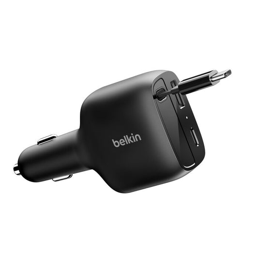Belkin BOOSTCHARGE Retractable Car Charger 75W