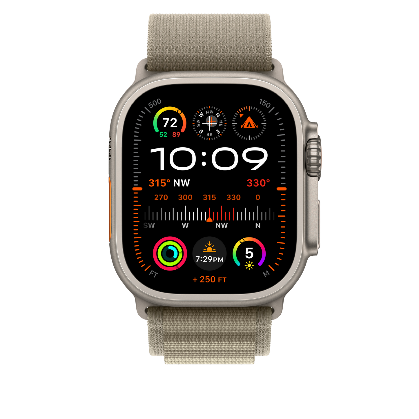 49mm Olive Alpine Loop - Small