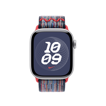 42mm Blue/Red Nike Sport Loop