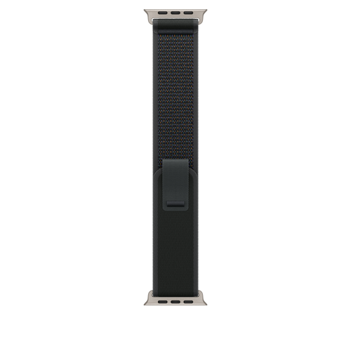 49mm Black Trail Loop - M/L - Natural Titanium Finish