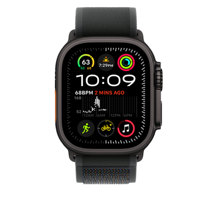 49mm Black Trail Loop - S/M - Black Titanium Finish