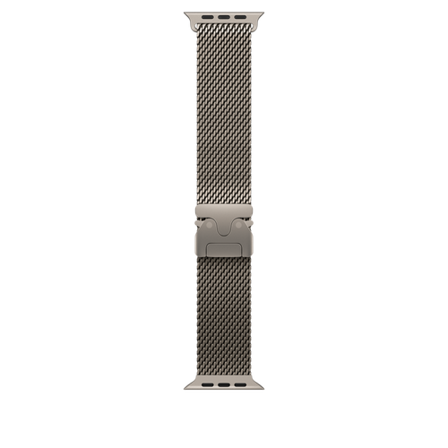 49mm Natural Titanium Milanese Loop - Small