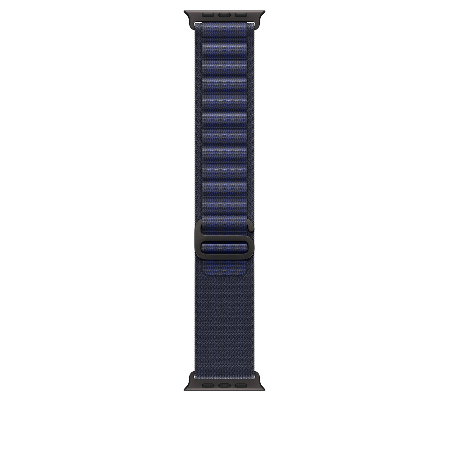 49mm Navy Alpine Loop - Large - Black Titanium Finish
