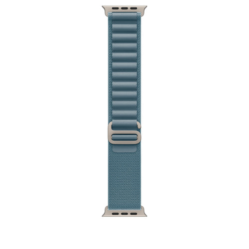49mm Light Blue Alpine Loop - Large - Natural Titanium Finish
