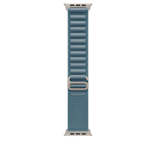 49mm Light Blue Alpine Loop - Large - Natural Titanium Finish