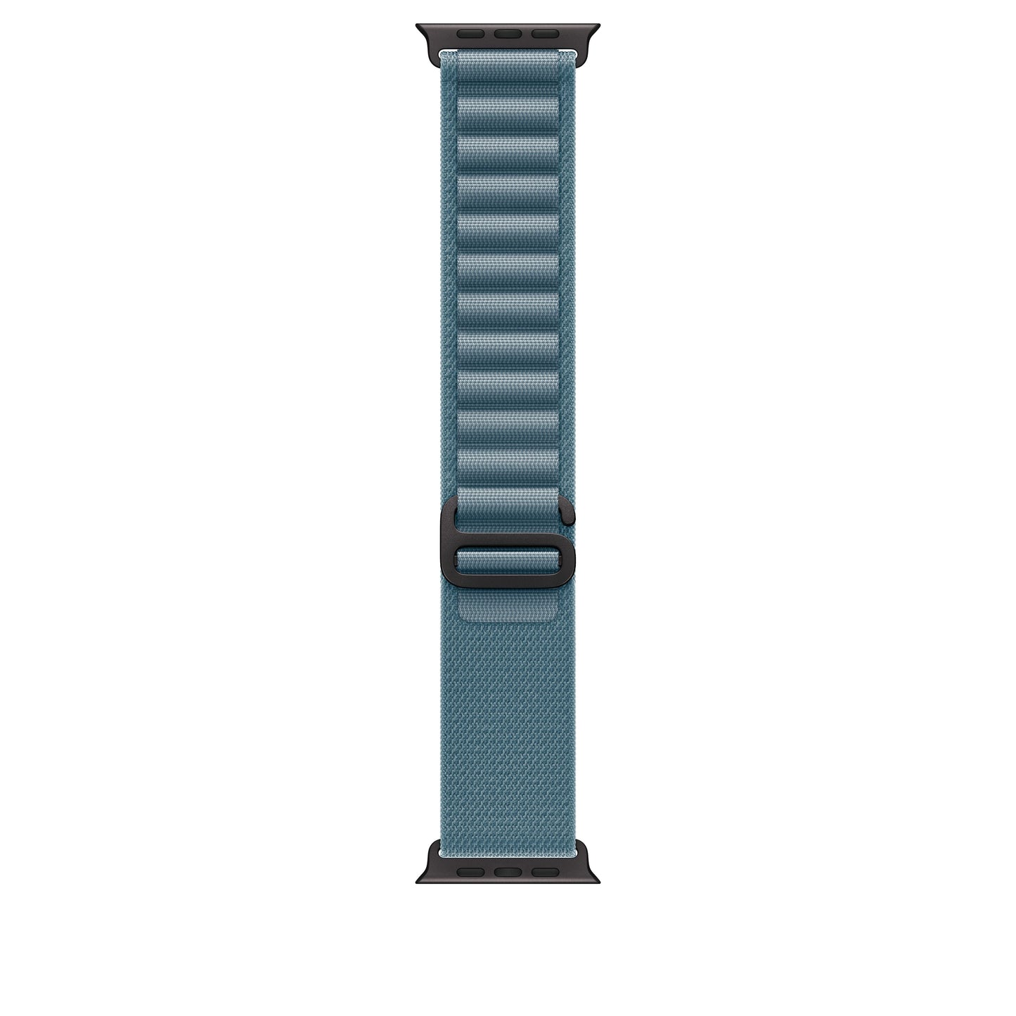 49mm Light Blue Alpine Loop - Medium - Black Titanium Finish
