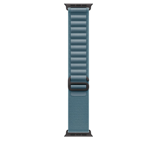 49mm Light Blue Alpine Loop - Medium - Black Titanium Finish