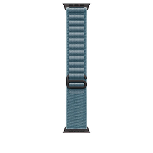 49mm Light Blue Alpine Loop - Medium - Black Titanium Finish