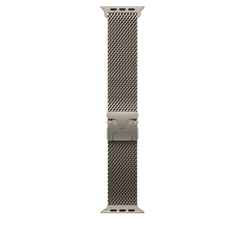 49mm Natural Titanium Milanese Loop - Large
