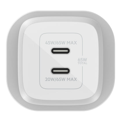 Belkin BOOST↑CHARGE™ 65W Dual USB-C GaN Home Charger